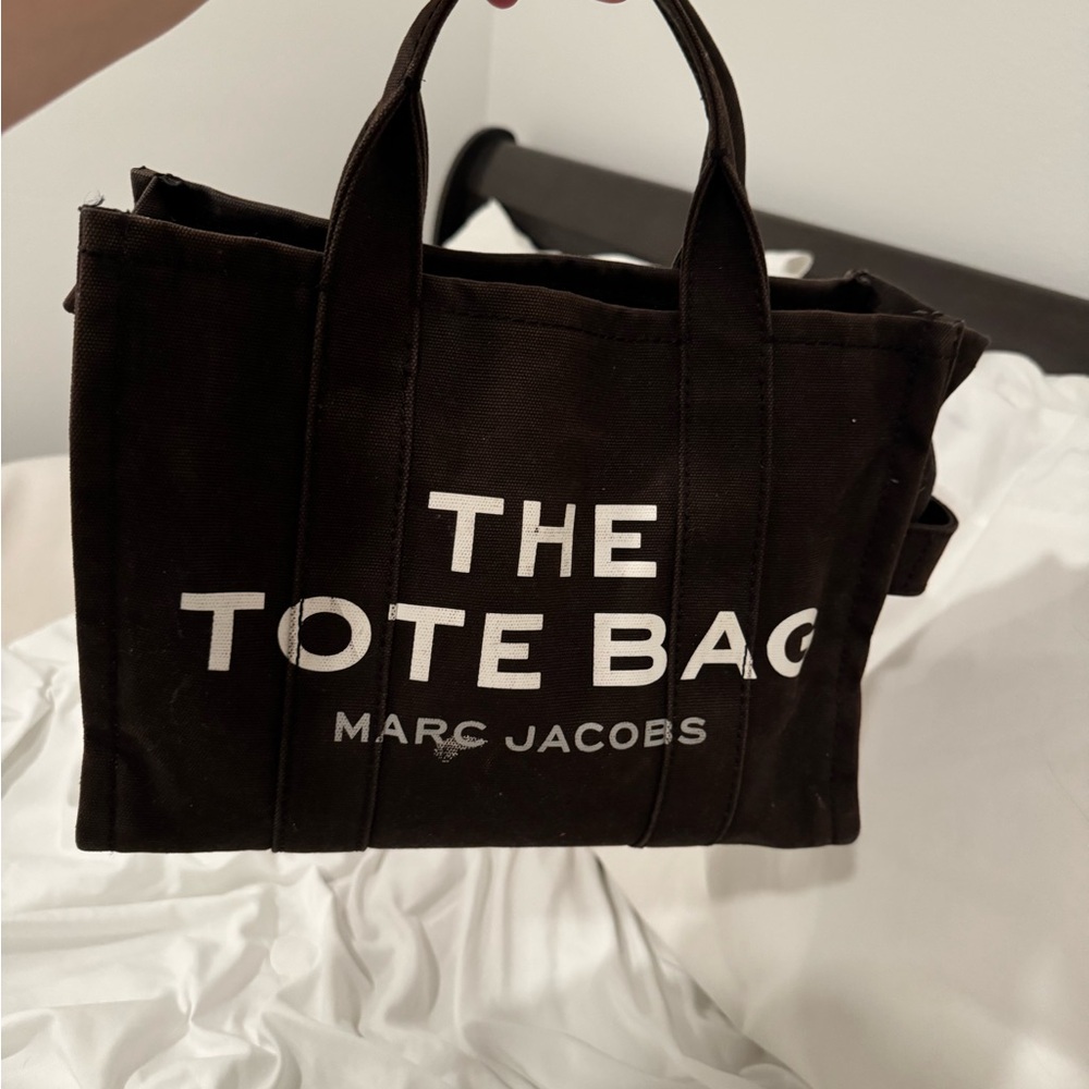 Marc Jacobs Black Canvas Tote Bag